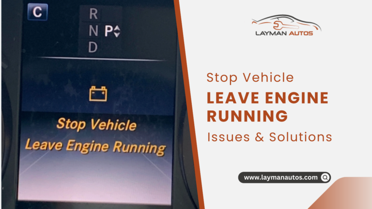 How to Fix Stop Vehicle Leave Engine Running Guide
