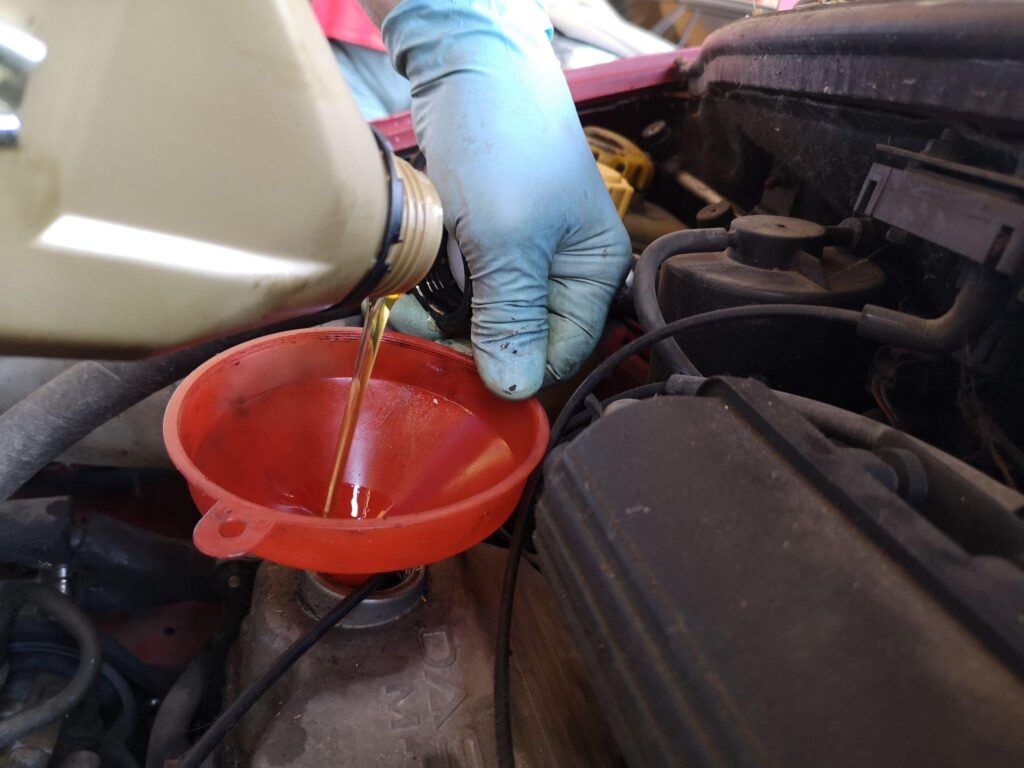  dirty oil change